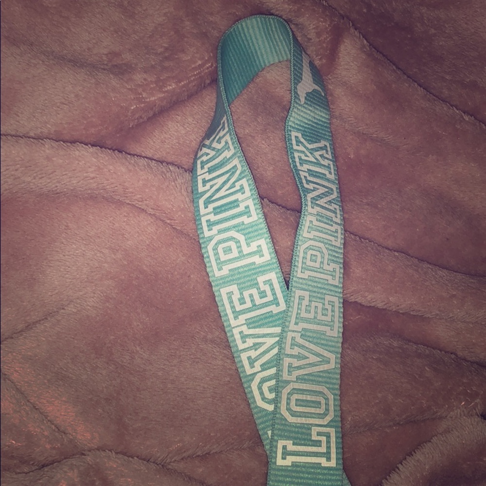 Pink Victoria secret key chain